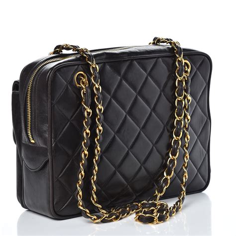 chanel quilted lambskin tote|Chanel lambskin bag price.